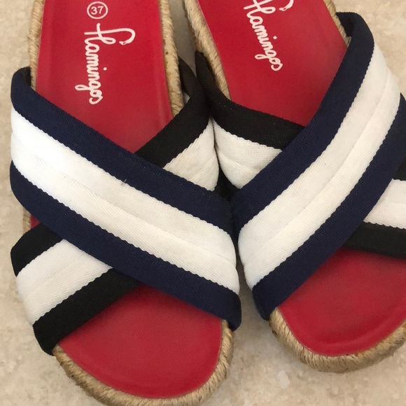 Flamingos Malabar Fabric Espadrille Sandals - Picture 4 of 5